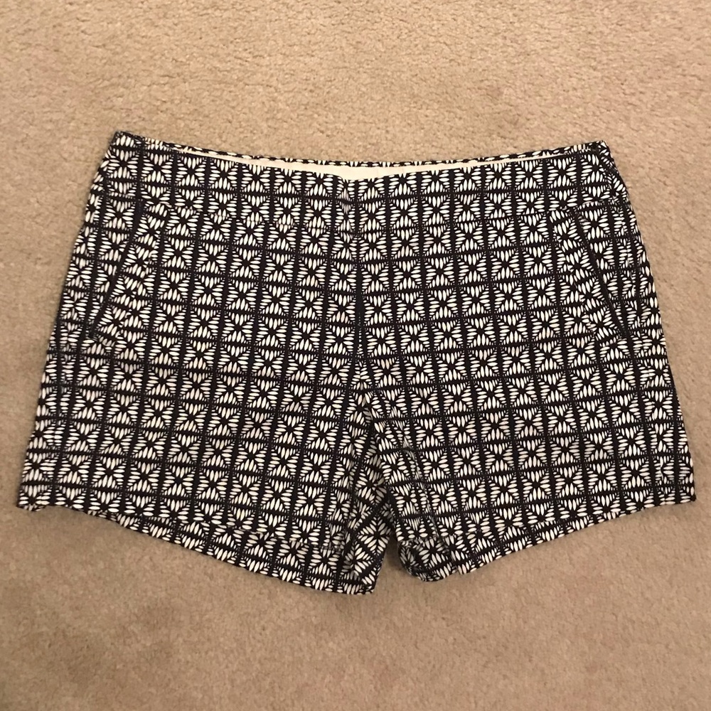 J. Crew Factory Geometric Pattern Shorts